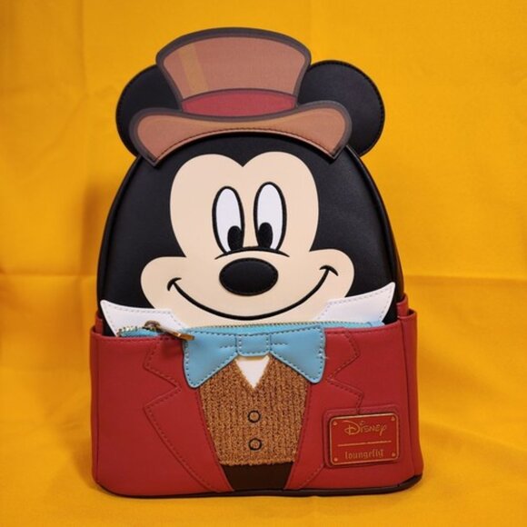 Loungefly Disney Mickey Mouse Christmas Carol Bob Cratchit Cosplay Mini Backpack main image 10